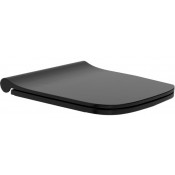 Сиденье для унитаза Boheme Bello 975-B черное матовое с микролифтом