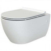 Унитаз Boheme Bianca 963 подвесной белый матовый с сиденьем микролифт