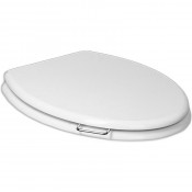 Сиденье для унитаза Boheme Puro 958 (G, CH, BR) белое с микролифтом