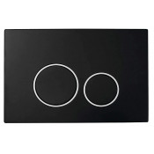 Кнопка смыва Boheme 662 черный/хром