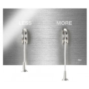 Клавиша смыва OLI Less is More 883525 хром матовый