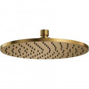 Верхний душ Omnires Slimline WG125CGLB D25 брашированное золото
