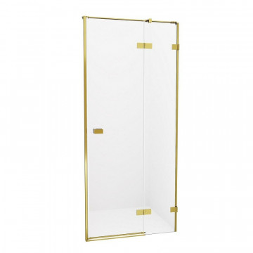 Душевая дверь New Trendy Avexa Gold EXK-1721 R 110 брашированное золото/прозрачное