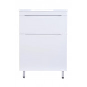 Тумба под раковину Style Line Бергамо 60 СС-00002307 белый