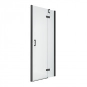 Душевая дверь New Trendy New Renoma Black D-0196A R 90 черный/прозрачное