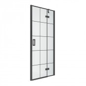 Душевая дверь New Trendy New Renoma Black D-0369A R 100 черный/прозрачное