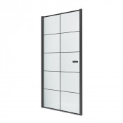 Душевая дверь New Trendy New Soleo Black D-0276A 80 черный/прозрачное