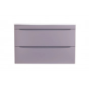 Тумба под раковину Style Line El Fante Бергамо мини 80 Люкс антискрейтч Plus, 80 см, подвесная, серый, СС-00002323