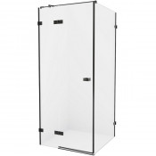 Душевой уголок New Trendy Avexa Black EXK-1827 L 110x70 черный/прозрачное