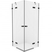 Душевой уголок New Trendy Avexa Black EXK-1843 110x90 черный/прозрачное