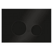 Смывная клавиша Veconi Round VFR-BL VFR002BL черная