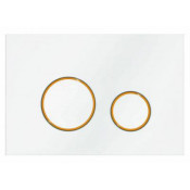 Смывная клавиша Veconi Square Design VFRD-WHG VFRD004WHG