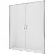 Душевая двойная дверь New Trendy Prime 200 D-0340A хром/прозрачное