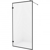 Душевая перегородка New Trendy Avexa Black EXK-2053 120 черный/прозрачное