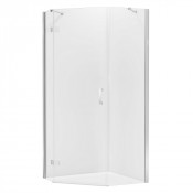 Душевой уголок New Trendy New Azura R (L) 100x80x195 K-0564 хром/прозрачное