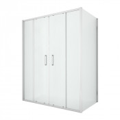 Душевой уголок New Trendy New Corrina 160x90x195 D-0185A/D-0079B хром/прозрачное