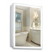 Зеркальный шкаф Azario Киото LED00002358 60х80 c подсветкой, диммером и часами