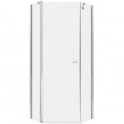 Душевой уголок New Trendy New Soleo K-0606 80x80 хром/прозрачное