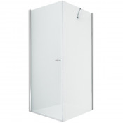 Душевой уголок New Trendy New Soleo D-0140A/D-0086B 80x70 хром/прозрачное