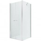 Душевой уголок New Trendy New Soleo D-0144A/D-0090B 80x70 хром/прозрачное