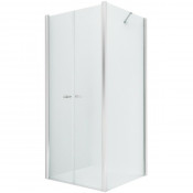 Душевой уголок New Trendy New Soleo D-0145A/D-0091B 90x80 хром/прозрачное