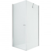 Душевой уголок New Trendy New Soleo D-0141A/D-0087B 90x80 хром/прозрачное