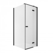 Душевой уголок New Trendy Reflexa Black R EXK-1339/EXK-0298 100x110 черный/прозрачное