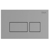 Клавиша смыва D&K Berlin DB1439001, универсальная, хром