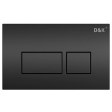 Клавиша смыва D&K Berlin DB1439025, универсальная, черный