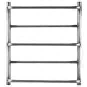 Полотенцесушитель водяной Azario Ницца НиццаПоЛЛХ400х50005НиццаG1/2никел 50х40 лестница никель/хром                     