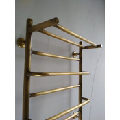 Полотенцесушитель водяной Azario Ницца НиццаПоЛЛХ500х70007НиццасполкойG1/2ант 70х50 лесенка бронза 