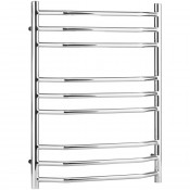 Полотенцесушитель водяной Azario Микена МикенаПоЛЛХ500х70007ТG1/2никель/хром 70х50 лесенка никель