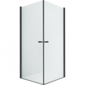 Душевой уголок New Trendy New Soleo Black 2D D-0231A/D-0231A 90x90 черный/прозрачное