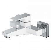 Смеситель для ванны Omnires Parma PM7430CRB хром/белый