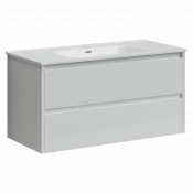 Тумба под раковину Sancos Libra LB100W 99 белый глянец