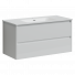 Тумба под раковину Sancos Libra LB100W 99 белый глянец