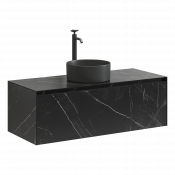 Тумба под раковину Sancos Stone ST120NM 120 подвесная nero marquina