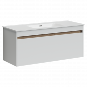 Тумба с раковиной Sancos Smart SM120-1W/CN7006 120 белый