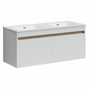 Тумба с раковиной Sancos Smart SM120-2W/CN7004 120 белый