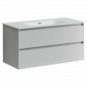 Тумба с раковиной Sancos Cento CN100W/CN7003 100 белый