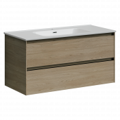 Тумба с раковиной Sancos Cento CN100KE/CN7003 100 карпатская ель