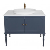 Тумба с раковиной Atoll Ренессанс ATRT100SI 100 серый индиго