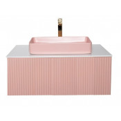 Тумба под раковину Atoll Аванти ATAT90R 90 подвесная розовый