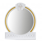 Зеркало Atoll Империя белый матовый