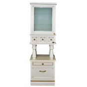 Шкаф-пенал Atoll Джулия напольный слоновая кость