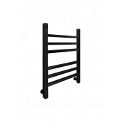 Полотенцесушитель водяной Indigo Aletto, ширина 55 см, высота 65 см, 1/2 дюйма, черный, LALWPF60-50BR