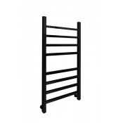 Полотенцесушитель водяной Indigo Aletto, ширина 55 см, высота 85 см, 1/2 дюйма, черный, LALWPF80-50BR