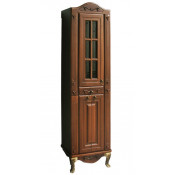 Шкаф-пенал Atoll Верона 47 напольный темное дерево