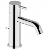 Смеситель для раковины Cisal Less New LN00051021 с донным клапаном хром