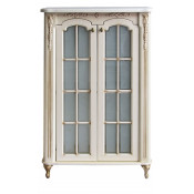 Шкаф-пенал Atoll Бисмарк 85К напольный слоновая кость/золото